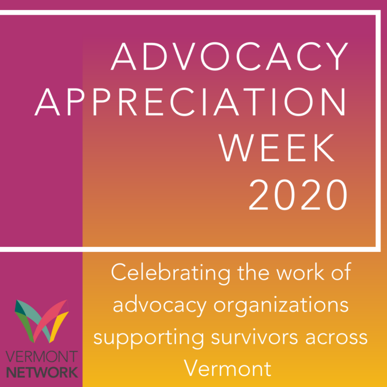 Advocacy Appreciation Week 2020