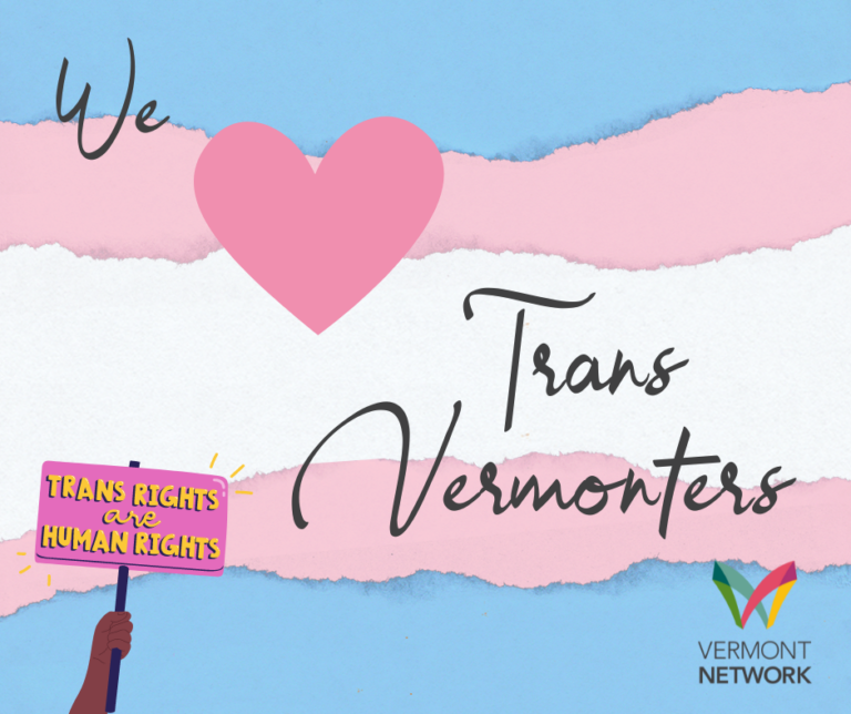 From the Director: We Support The Trans Community